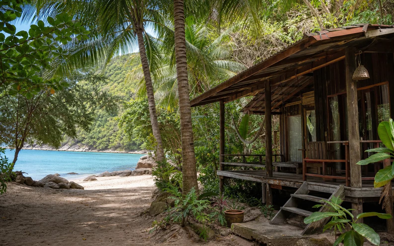 Koh Phangan atmosphere near Bottle Beach — illustrative area image, not the property