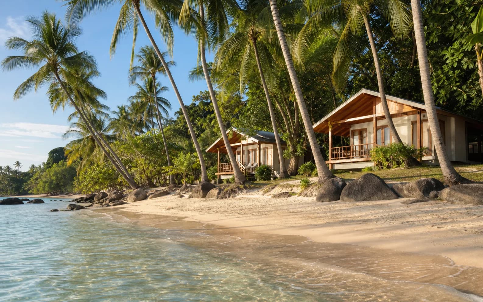Koh Phangan atmosphere near Haad Rin — illustrative area image, not the property
