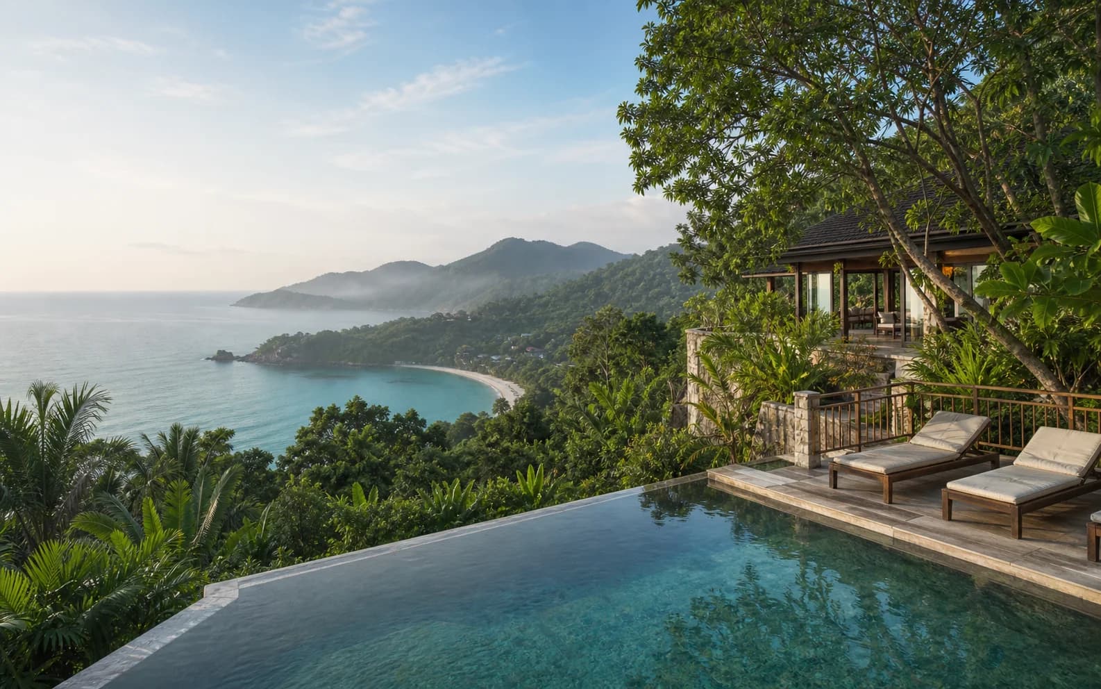Koh Phangan atmosphere near Thong Nai Pan — illustrative area image, not the property